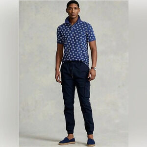 Polo Ralph Lauren Men's Floral Hibiscus Print Classic Fit Polo Shirt XXL